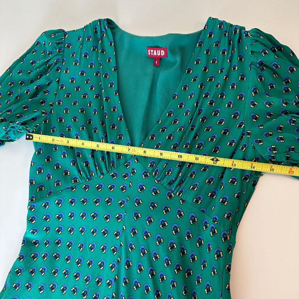 STAUD Milla Mini Dress in Vine Calico - Picture 8 of 10